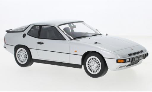 Porsche 924 1/18 KK Scale Turbo grey 1986 diecast model cars