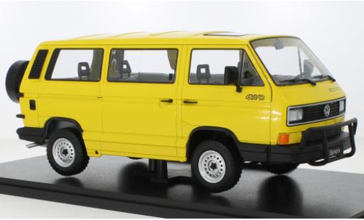 Diecast model cars Volkswagen T3 1/18 KK Scale Bus Syncro yellow 1987 Volkswagen T3 1/18 KK Scale Bus Syncro yellow 1987 diecast model cars