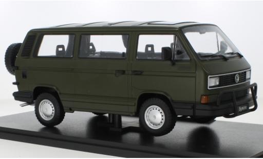 Diecast model cars Volkswagen T3 1/18 KK Scale Bus Syncro matt-oliv 1987 Volkswagen T3 1/18 KK Scale Bus Syncro matt-oliv 1987 diecast model cars
