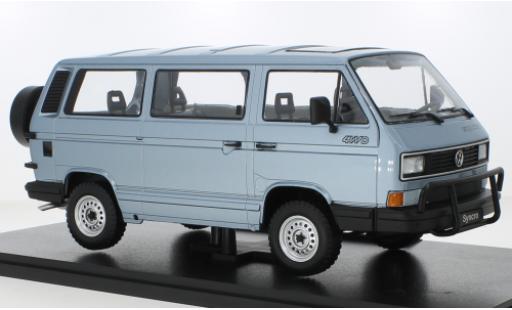 Diecast model cars Volkswagen T3 1/18 KK Scale Bus Syncro metallise blue 1987 Volkswagen T3 1/18 KK Scale Bus Syncro metallise blue 1987 diecast model cars