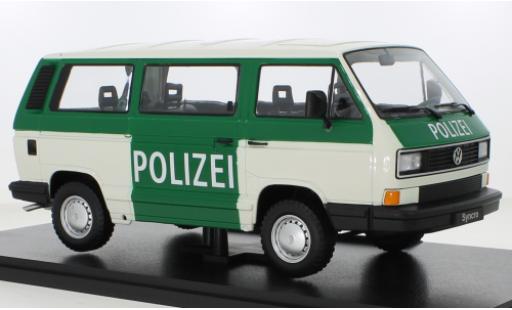 Diecast model cars Volkswagen T3 1/18 KK Scale Bus Syncro Polizei 1987 Volkswagen T3 1/18 KK Scale Bus Syncro Polizei 1987 diecast model cars