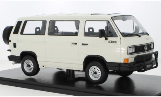 Volkswagen T3 1/18 KK Scale Bus Syncro white 1987 diecast model cars