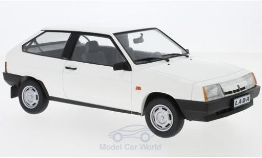 Lada Samara 1/18 KK Scale white 1984 diecast model cars