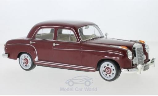 Diecast model cars Mercedes 220 1/18 KK Scale S Limousine (W180 II) red 1956 Mercedes 220 1/18 KK Scale S Limousine (W180 II) red 1956 diecast model cars