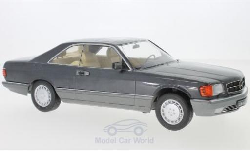Mercedes 560 1/18 KK Scale SEC (C126) metallic anthrazit 1985 diecast model cars