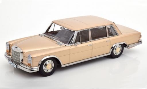 Diecast model cars Mercedes 600 1/18 KK Scale (W100) gold 1963 Mercedes 600 1/18 KK Scale (W100) gold 1963 diecast model cars