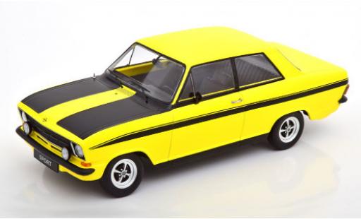 Diecast model cars Opel Kadett 1/18 KK Scale B Sport yellow/matt-black 1973 Opel Kadett 1/18 KK Scale B Sport yellow/matt-black 1973 diecast model cars