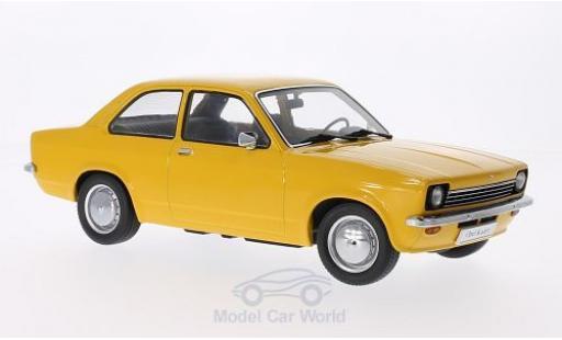 Diecast model cars Opel Kadett E 1/18 KK Scale C Limousine yellow Türen und Hauben sind nicht zu öffnen Opel Kadett E 1/18 KK Scale C Limousine yellow Türen und Hauben sind nicht zu öffnen diecast model cars