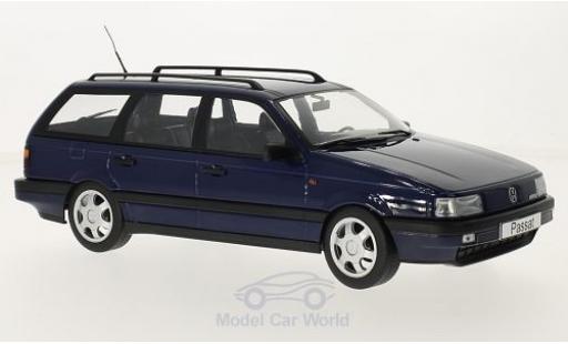 Diecast model cars Volkswagen Passat 1/18 KK Scale (B3) Variant blue 1988 Volkswagen Passat 1/18 KK Scale (B3) Variant blue 1988 diecast model cars