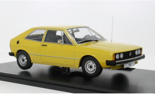 Diecast model cars Volkswagen Scirocco 1/18 KK Scale I TS gelb 1976 1:18 Volkswagen Scirocco 1/18 KK Scale I TS gelb 1976 1:18 diecast model cars