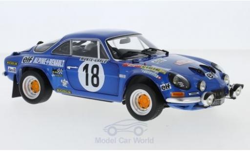 Alpine A110 1/18 Kyosho No.18 Rallye Monte Carlo 1973 J-C.Andruet/Biche diecast model cars