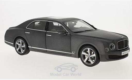 Diecast model cars Bentley Mulsanne 1/18 Kyosho Speed matt-grey 2014 Bentley Mulsanne 1/18 Kyosho Speed matt-grey 2014 diecast model cars