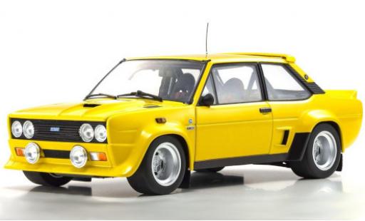 Diecast model cars Fiat 131 1/18 Kyosho Abarth yellow Fiat 131 1/18 Kyosho Abarth yellow diecast model cars