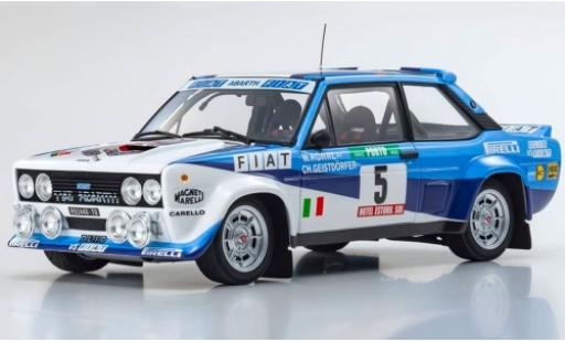 Diecast model cars Fiat 131 1/18 Kyosho Abarth No.5 Italia Rallye WM Rally Portugal 1980 W.Röhrl/C.Geistdörfer Fiat 131 1/18 Kyosho Abarth No.5 Italia Rallye WM Rally Portugal 1980 W.Röhrl/C.Geistdörfer diecast model cars