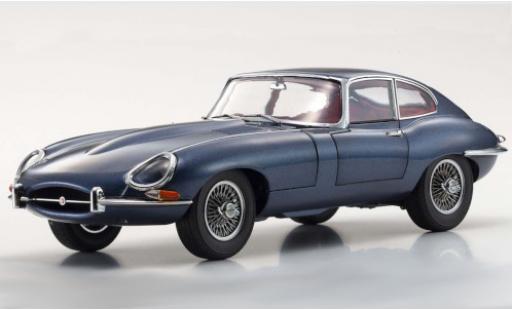 Diecast model cars Jaguar E-Type 1/18 Kyosho Series I metallic blue RHD 1961 Jaguar E-Type 1/18 Kyosho Series I metallic blue RHD 1961 diecast model cars