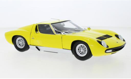 Diecast model cars Lamborghini Miura 1/18 Kyosho P400 SV yellow 1970 Lamborghini Miura 1/18 Kyosho P400 SV yellow 1970 diecast model cars