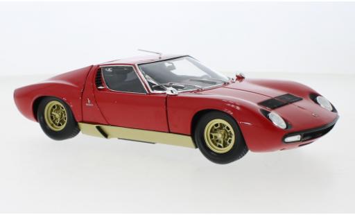 Diecast model cars Lamborghini Miura 1/18 Kyosho P400 SV red/gold 1970 Lamborghini Miura 1/18 Kyosho P400 SV red/gold 1970 diecast model cars