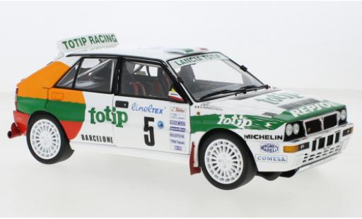 Diecast model cars Lancia Delta 1/18 Kyosho HF Integrale No.5 Jolly Club Totip Rallye WM Rallye Monte Carlo 1993 Lancia Delta 1/18 Kyosho HF Integrale No.5 Jolly Club Totip Rallye WM Rallye Monte Carlo 1993 diecast model cars