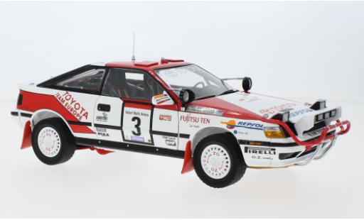 Diecast model cars Toyota Celica 1/18 Kyosho GT-quatre (ST165) No.3 Team Kenia Rallye WM Safari Rallye 1990 Toyota Celica 1/18 Kyosho GT-quatre (ST165) No.3 Team Kenia Rallye WM Safari Rallye 1990 diecast model cars