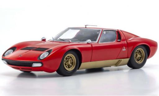 Diecast model cars Lamborghini Miura 1/18 Kyosho SV red/gold 1970 Lamborghini Miura 1/18 Kyosho SV red/gold 1970 diecast model cars