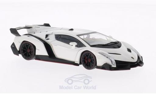 Lamborghini Veneno 1/43 Kyosho white mit redem Dekorstreifen diecast model cars
