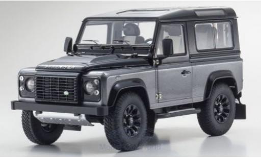 Diecast model cars Land Rover Defender 1/18 Kyosho 90 Final Edition grey Land Rover Defender 1/18 Kyosho 90 Final Edition grey diecast model cars