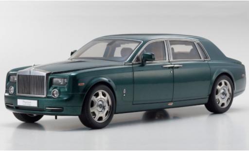 Diecast model cars Rolls Royce Phantom 1/18 Kyosho EWB metallic green 2003 Rolls Royce Phantom 1/18 Kyosho EWB metallic green 2003 diecast model cars