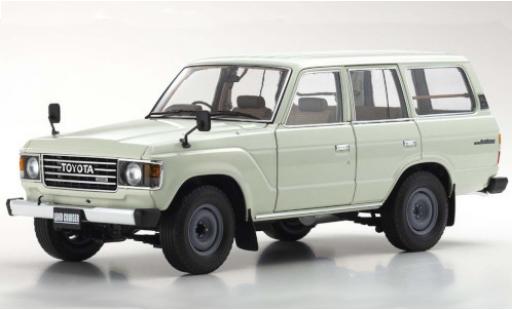 Diecast model cars Toyota Land Cruiser 1/18 Kyosho 60 white RHD Toyota Land Cruiser 1/18 Kyosho 60 white RHD diecast model cars