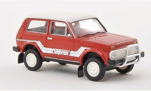 Lada Niva California 1/87 Brekina red/white diecast model cars