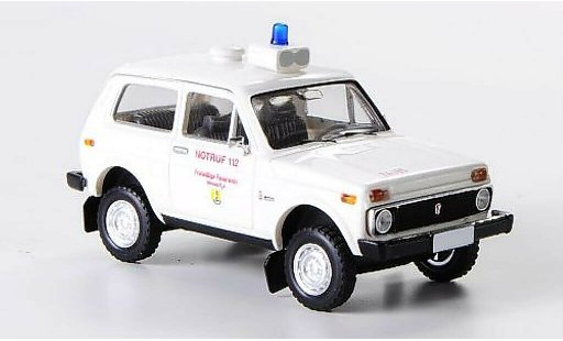 Lada Niva Pompiers 1/87 Brekina Freiwillige Fire brigade Hornum/Sylt diecast model cars