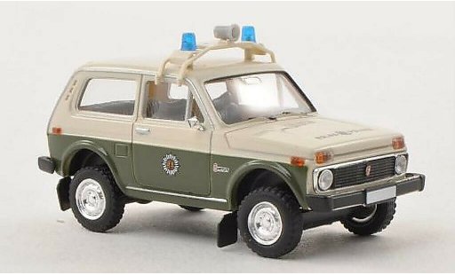 Lada Niva Police 1/87 Brekina Volkspolice white/green diecast model cars