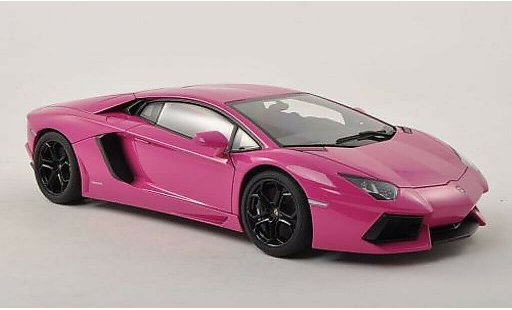 Lamborghini Aventador LP700-4 1/18 Autoart pink diecast model cars