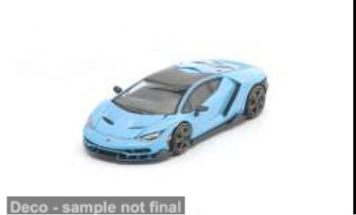 Diecast model cars Lamborghini Centenario Coupe blue 1/64 Pop Race
