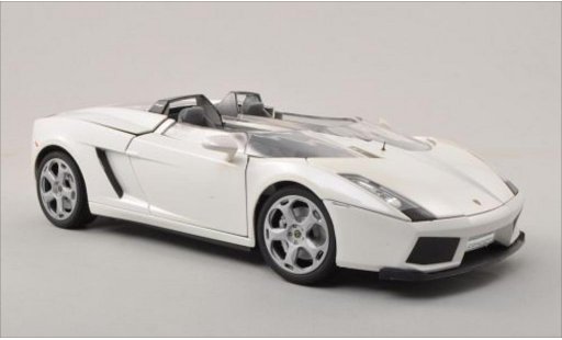 Lamborghini Concept Base 1/18 Motormax S metallic white diecast model cars