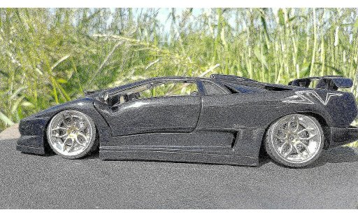 Lamborghini Diablo SV 1/18 Maisto blu fontus jantes 20 pouces diecast model cars