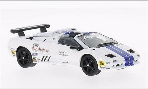 Lamborghini Diablo VT 1/43 WhiteBox -R Roadster Trofeo white/blue 1997 diecast model cars