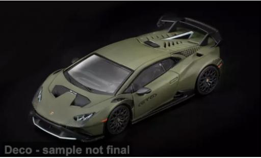 Lamborghini Huracan 1/64 Pop Race STO oliv 1:64 diecast model cars