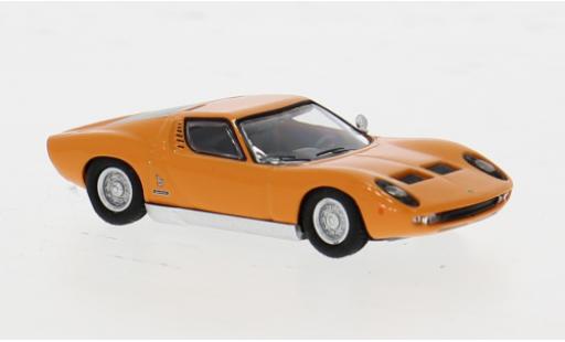Diecast model cars Lamborghini Miura 1/87 Minichamps orange 1:87 Lamborghini Miura 1/87 Minichamps orange 1:87 diecast model cars