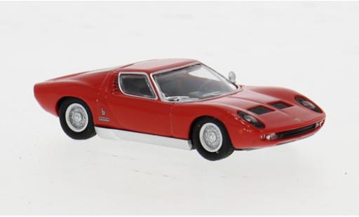 Lamborghini Miura 1/87 Minichamps rot 1966 1:87 diecast model cars