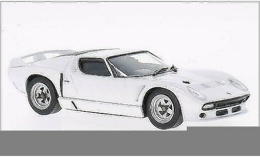 Lamborghini Miura SVJ 1/43 WhiteBox Roadster white 1981 diecast model cars