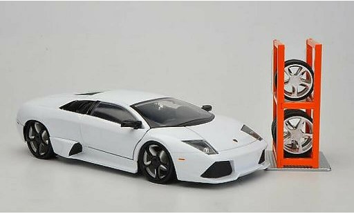 Lamborghini Murcielago LP640 1/24 Jada Toys Tuning white diecast model cars