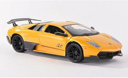Lamborghini Murcielago LP670-4 1/24 Motormax SV yellow/matt-black diecast model cars