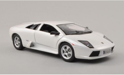 Lamborghini Murcielago Base 1/24 Burago white 2002 diecast model cars