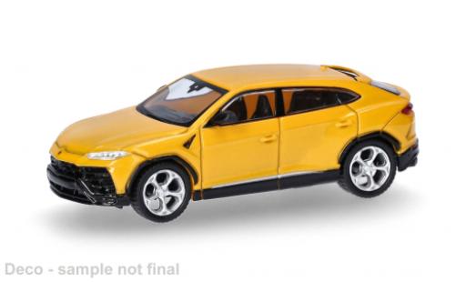 Diecast model cars Lamborghini Urus gelb 1/87 Micro City 87