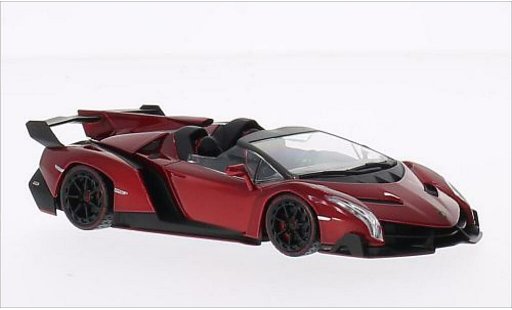 Lamborghini Veneno Roadster 1/43 Kyosho metallic red diecast model cars