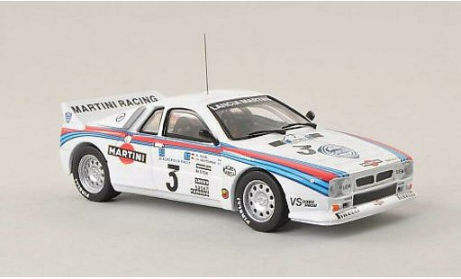Lancia 37 Rally 1/43 IXO No.3 Martini Racing Akropolis Griechenland 1983 /C.Geistdorfer diecast model cars