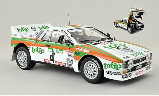 Lancia 37 Rally 1/18 Kyosho No.4 Totip Portugal 1985 /T.Siviero diecast model cars