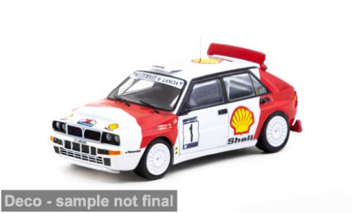 Lancia Delta 1/64 Tarmac Works HF Integrale Mogürt-Salgó Rallye 1993 #1 L.S.Ranga/E.Büki 1:64 diecast model cars