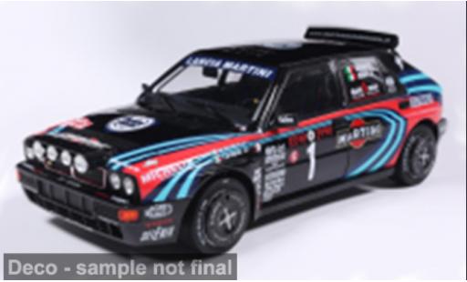 Lancia Delta 1/18 Solido HF Integrale schwarz/Dekor 1:18 diecast model cars