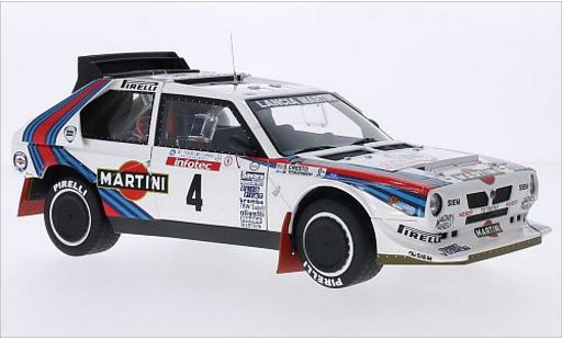 Lancia Delta S4 1/18 Autoart No.4 Martini Martini Tour de Corse 1986 /S.Cresto diecast model cars